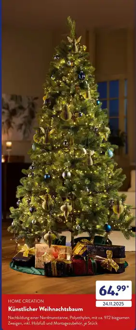 Aldi Süd Home creation künstlicher weihnachtsbaum Angebot