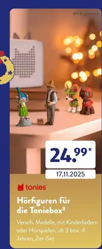 Aldi Süd Tonies hörfiguren für die toniebox Angebot