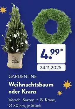 Aldi Süd Gardenline weihnachtsbaum Angebot