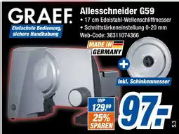 Expert Graef allesschneider g59 Angebot