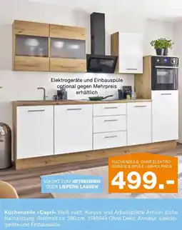 Segmüller Küchenzeile capri Angebot