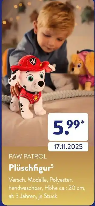 Aldi Süd Paw patrol plüschfigur Angebot