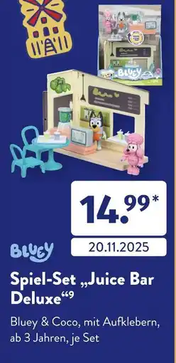 Aldi Süd Bluey spiel-set juice bar deluxe Angebot