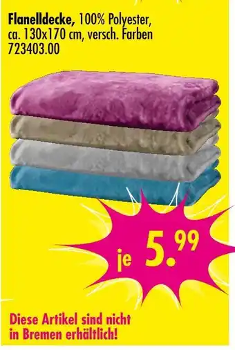 Möbel Boss Flanelldecke Angebot