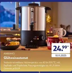 Aldi Süd Ambiano glühweinautomat Angebot