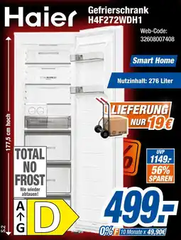 Expert Haier gefrierschrank h4f272wdh1 Angebot
