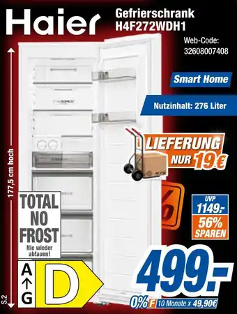 Expert Haier gefrierschrank h4f272wdh1 Angebot