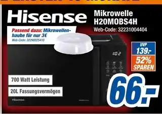 Expert Hisense mikrowelle h20mobs4h Angebot