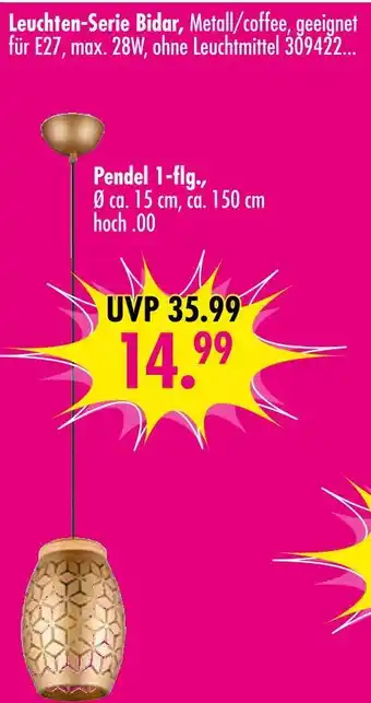 Möbel Boss Pendel 1-flg Angebot