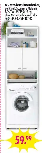Möbel Boss Wc-waschmaschinenüberbau Angebot
