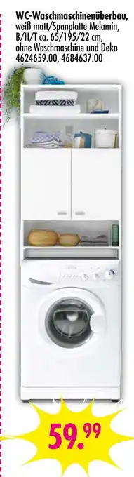 Möbel Boss Wc-waschmaschinenüberbau Angebot