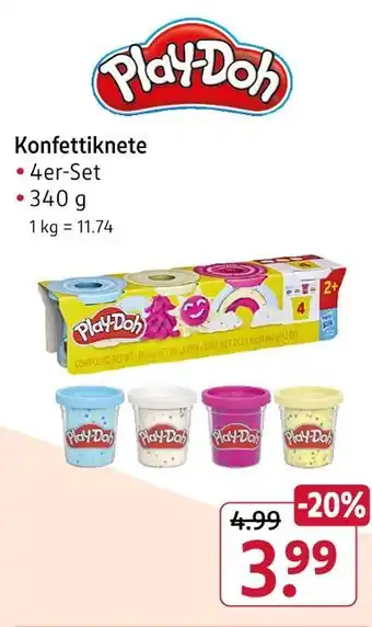 Play-doh konfettiknete