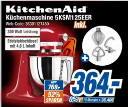 Expert Kitchenaid küchenmaschine 5ksm125eer Angebot