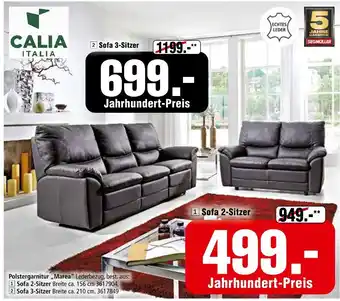Segmüller Calia italia sofa 2-sitzer Angebot