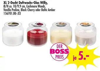 Möbel Boss Xl 2-docht duftwachs-glas willy Angebot