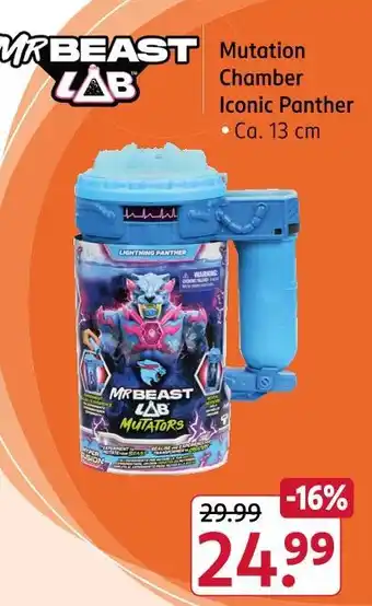 Rossmann Mrbeast lab mutation chamber iconic panther Angebot