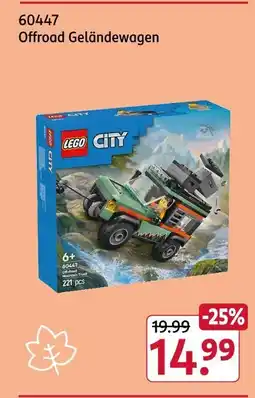 Rossmann Lego offroad geländewagen Angebot