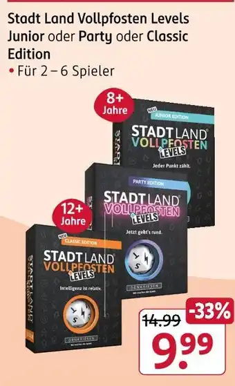 Rossmann Stadt land vollpfosten levels junior edition Angebot