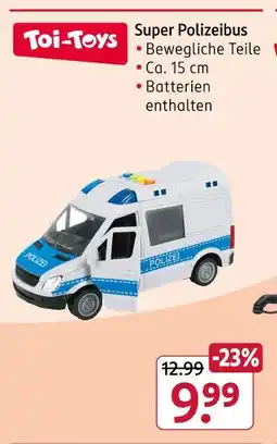 Rossmann Toi-toys super polizeibus Angebot