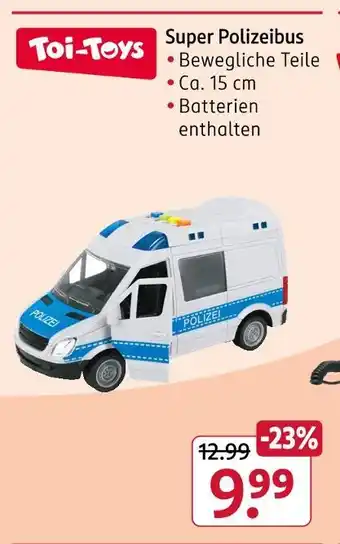 Rossmann Toi-toys super polizeibus Angebot