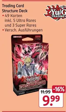 Rossmann Konami yu-gi-oh! the crimson king structure deck Angebot