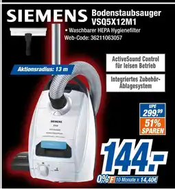 Expert Siemens bodenstaubsauger vsq5x12m1 Angebot