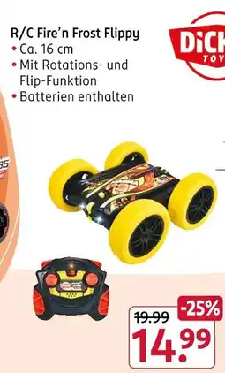 Rossmann Dickie toys r/c fire’n frost flippy Angebot