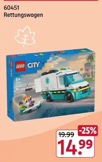 Rossmann Lego rettungswagen Angebot