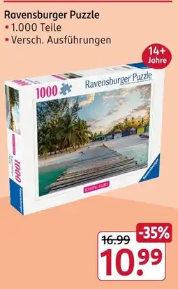 Rossmann Ravensburger puzzle Angebot