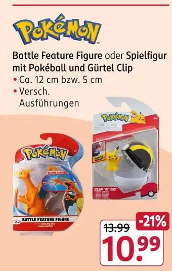 Rossmann Pokémon battle feature figure Angebot