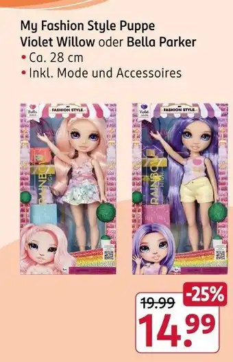 Rossmann My fashion style violet willow Angebot