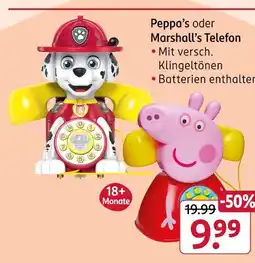 Rossmann Peppa's telefon Angebot