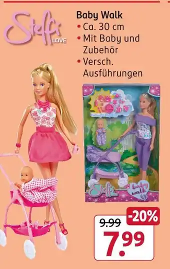 Rossmann Steffi love baby walk Angebot