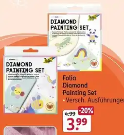 Rossmann Folia diamond painting set Angebot