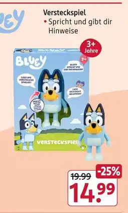 Rossmann Bluey versteckspiel Angebot