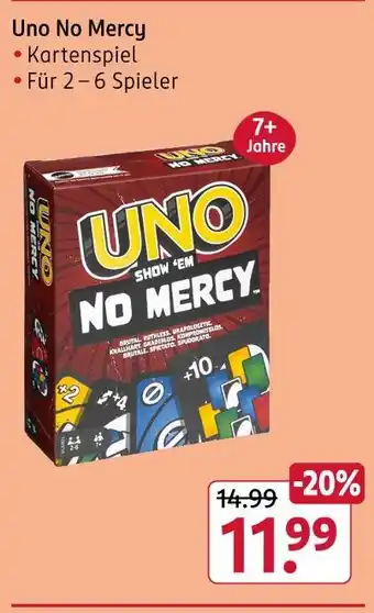 Rossmann Uno no mercy Angebot