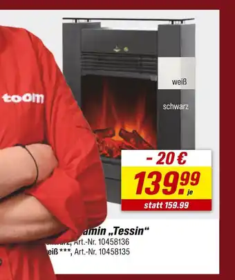 toom Baumarkt Elektrokamin tessin Angebot