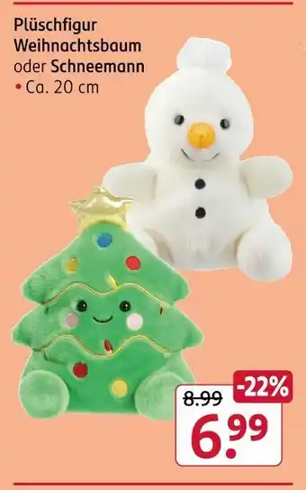 Rossmann Plüschfigur weihnachtsbaum Angebot