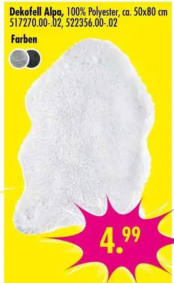 Möbel Boss Dekofell alpa Angebot