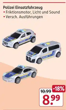 Rossmann Polizei einsatzfahrzeug Angebot