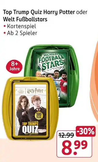 Rossmann Top trump quiz harry potter Angebot