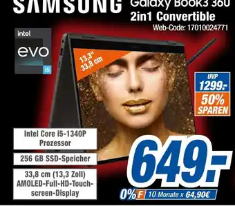 Expert Samsung galaxy book3 360 2in1 convertible Angebot