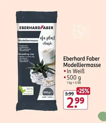 Rossmann Eberhard faber modelliermasse Angebot