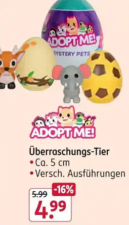 Rossmann Adopt me! überraschungs-tier Angebot