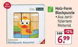 Rossmann Jadore holz-farm blockpuzzle Angebot