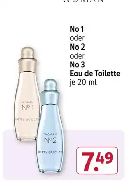 Rossmann Betty barclay woman no 1 Angebot