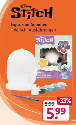 Rossmann Disney stitch figur zum anmalen Angebot