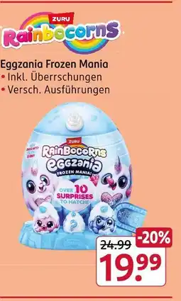 Rossmann Zuru rainbocorns eggzania frozen mania Angebot