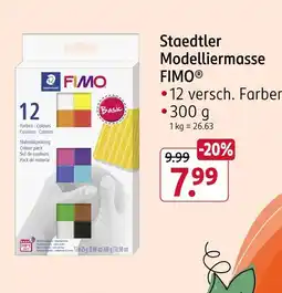 Rossmann Staedtler modelliermasse fimo Angebot