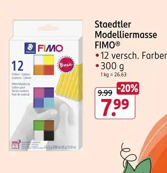 Rossmann Staedtler modelliermasse fimo Angebot